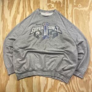 Vintage Super Bowl XL Graphic Crewneck Sweatshirt –2006 Detroit– NFL – Men’s XXL